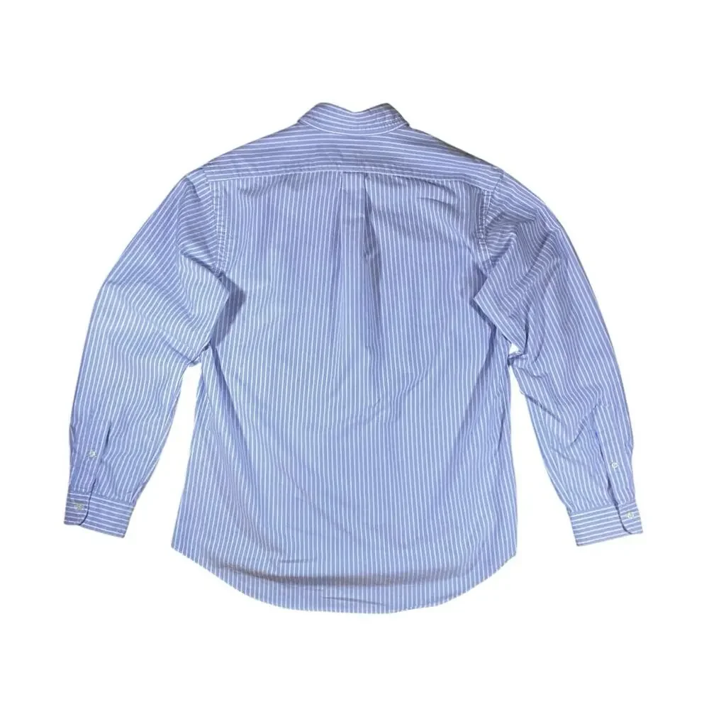 Polo Ralph Lauren Custom Fit Striped Button Down Shirt -  L